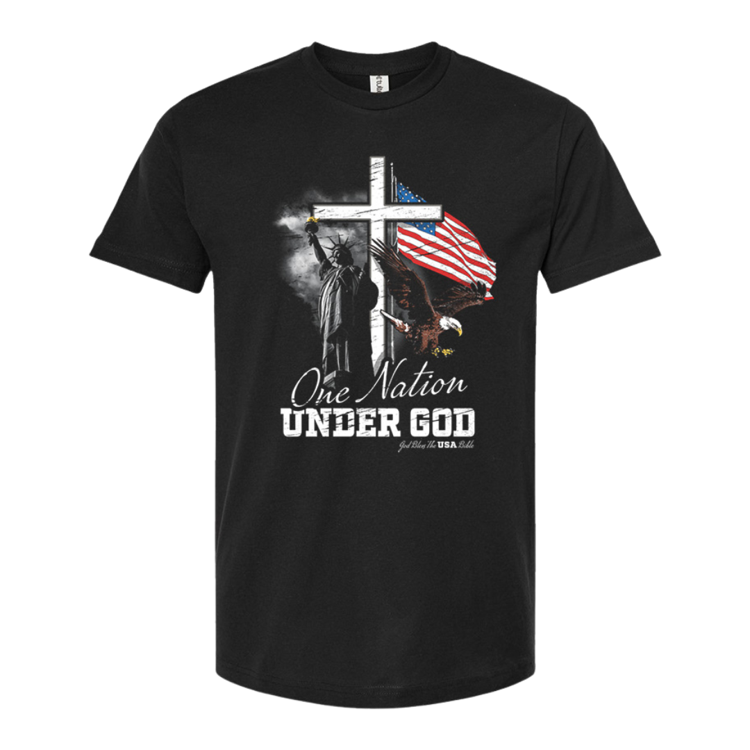 ONE NATION UNDER GOD (BLACK TEE)